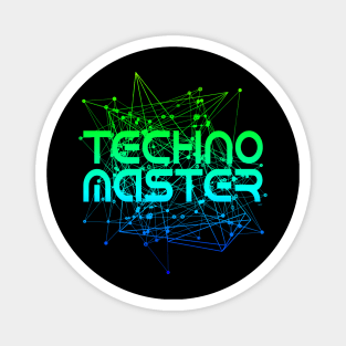 Techno Master EDM Music Festival Magnet